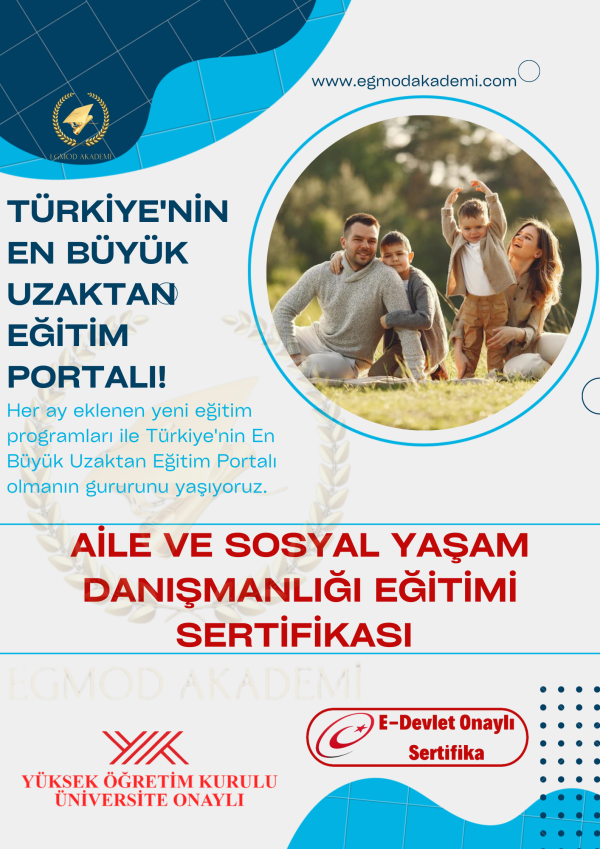 Aile Ve Sosyal Yaşam Danışmanlığı Eğitimi